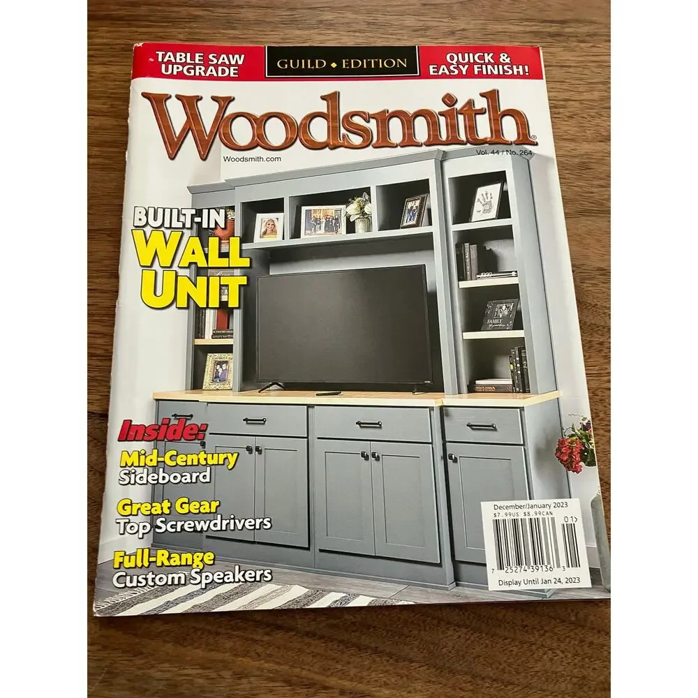 Lot of 5 Woodsmith Magazines‎ | Woodworking Plans, DIY Projects, Shop Guides